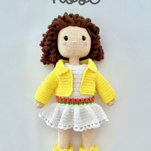 Rose - Patrón amigurumi