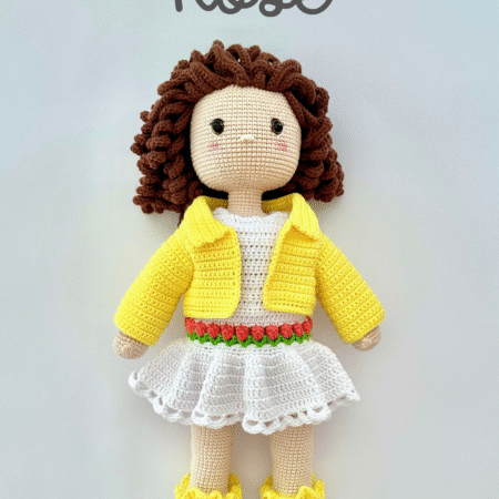 Rose - Patrón amigurumi