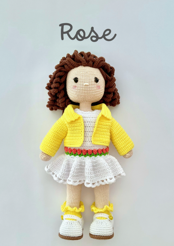 Rose - Patrón amigurumi