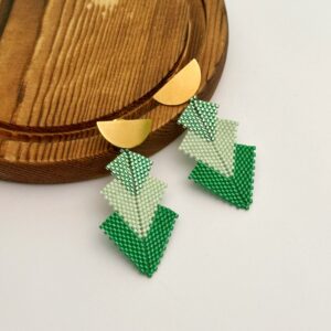 Aros Miyuki  Flecha - Metallic Green