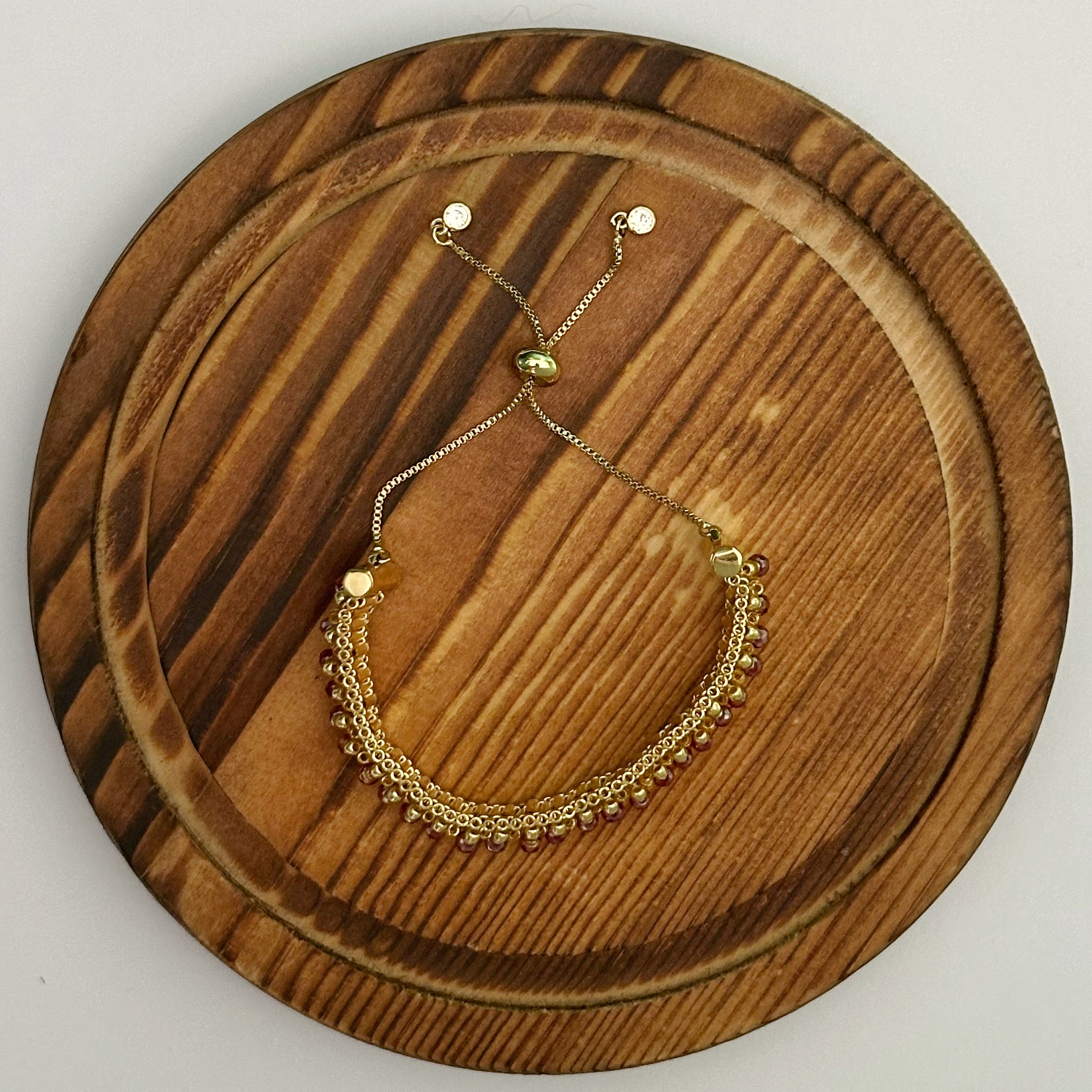 Pulsera Miyuki con Cristales - Golden - Imagen 4