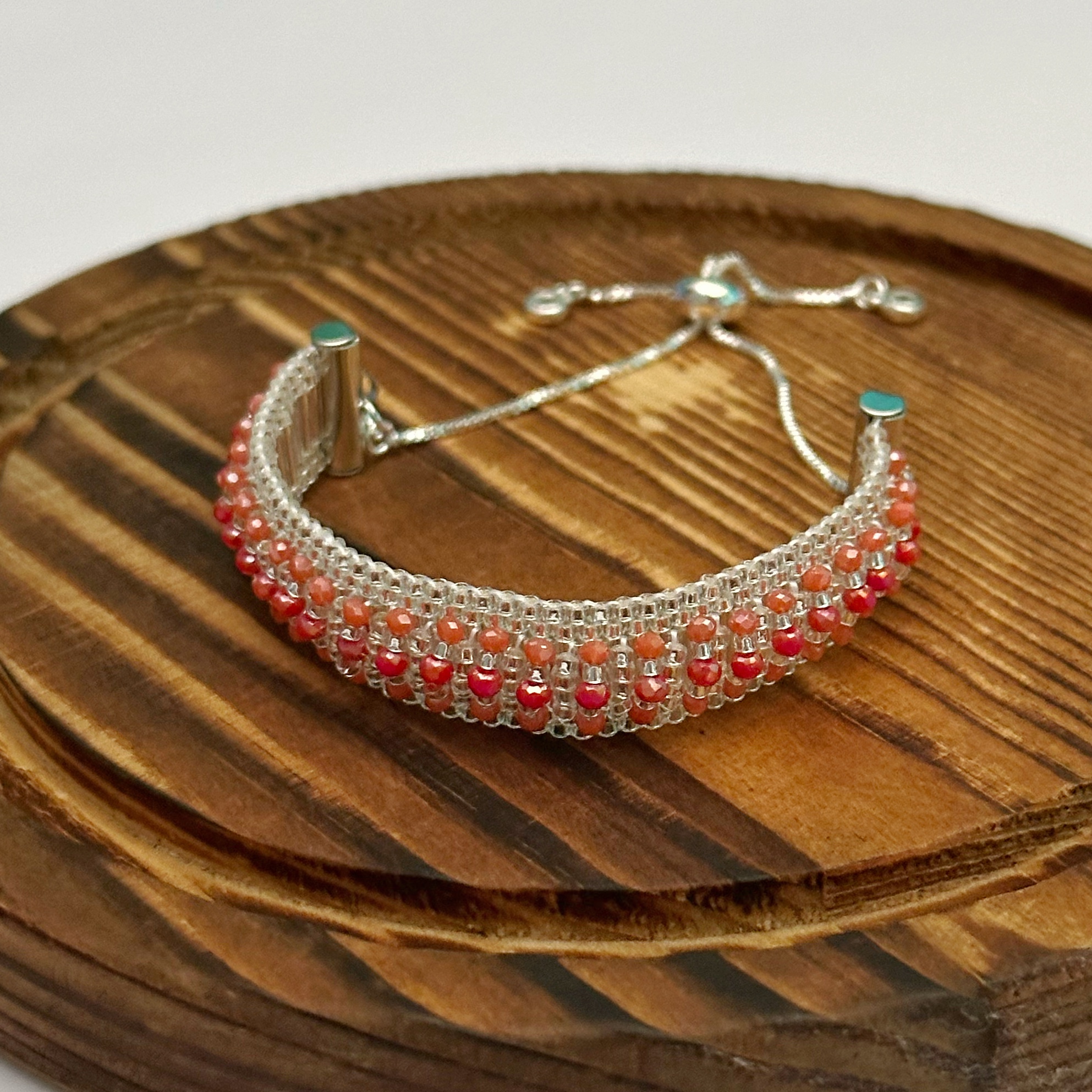 Pulsera Miyuki con Cristales - Silver - Imagen 4