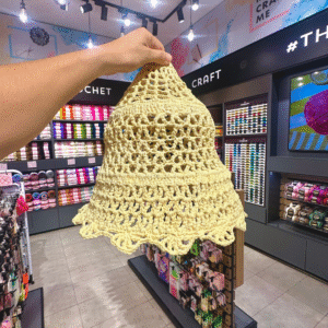 Pantalla de lámpara crochet