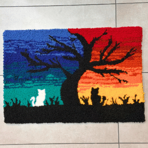 Alfombra punchneedle